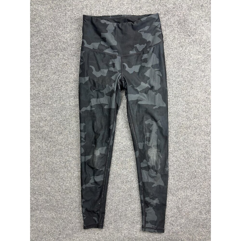 PrAna Leggings Womens Small Black Camo High Rise‎ Ankle Yoga Pants Gym Stretch